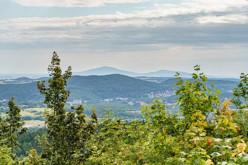 Masyw Ślęży z Kopiska w Masywie Chełmca