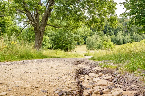 Chełmiec w Górach Wałbrzyskich - najkrótszy szlak na szczyt