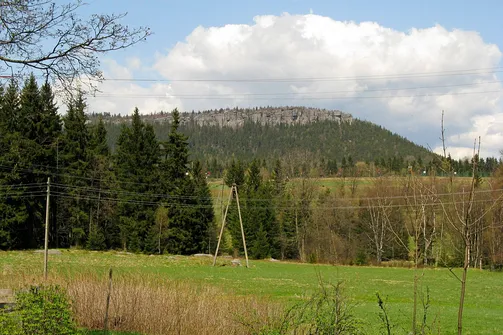Widok na Szczeliniec z Karłowa