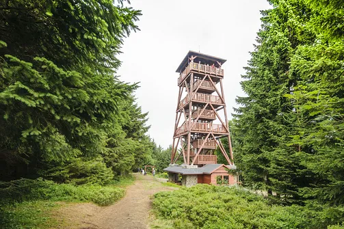 Orlica - najwyższe wzniesienie w polskiej części Gór Orlickich