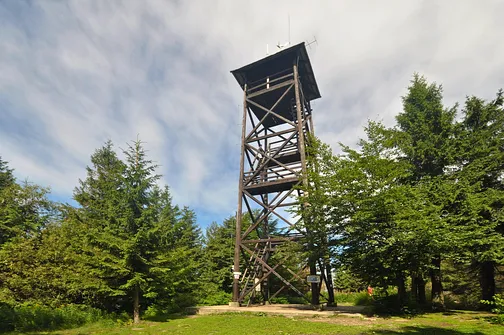 Wieża widokowa na Mogielicy.