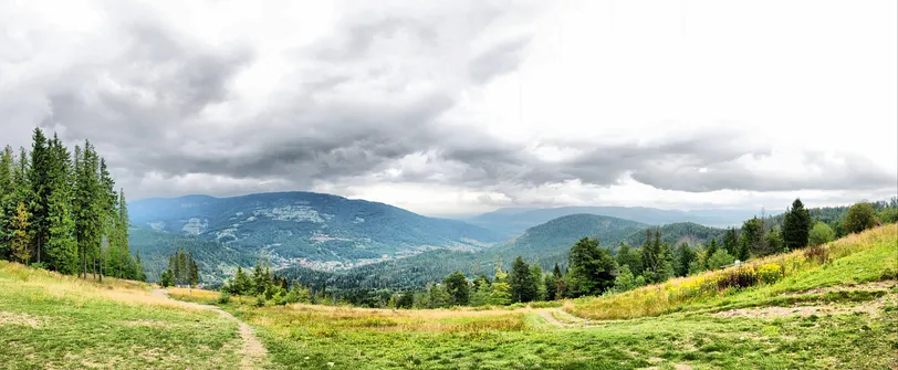 Panorama - Hala Jaworzyna - 948 m n.p.m.