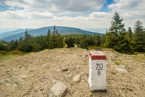 Śnieżnik - trasa z Bolesławowa
