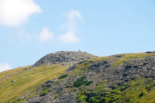 Kamienisty szczyt Babiej Góry