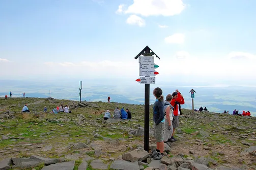 Na szczycie Babiej Góry