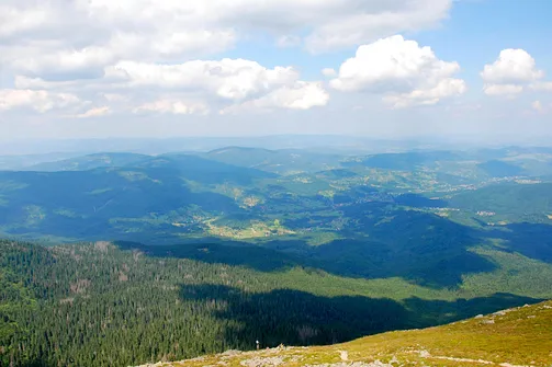 Widok z Babiej Góry