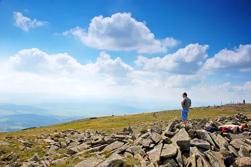 Na szczycie Babiej Góry