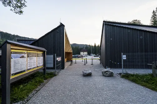 Parking na polanie Palenica Białczańska