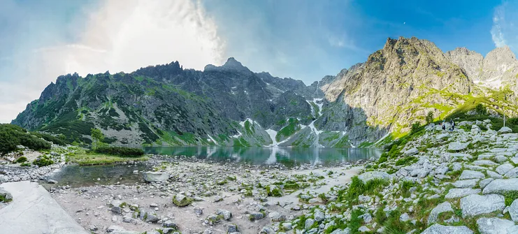 Panorama Czarnego Stawu pod Rysami