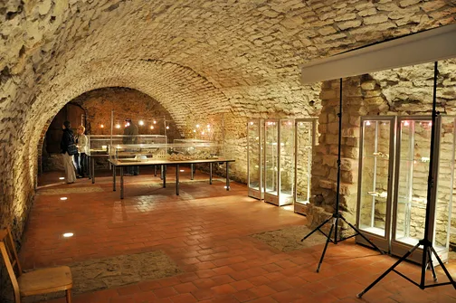 Ekspozycja w jednej z sal zamku