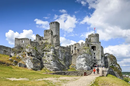 Zamek w Ogrodzieńcu - największy zamek Jury Krakowsko-Częstochowskiej
