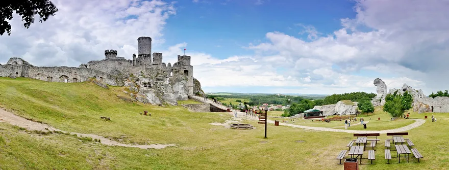 Zamek w Ogrodzieńcu - panorama