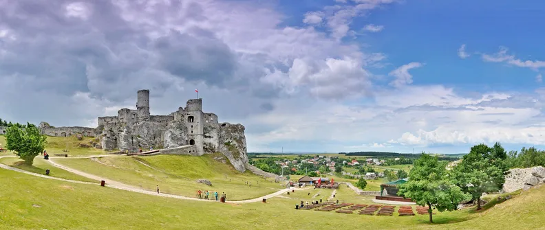 Zamek w Ogrodzieńcu - panorama
