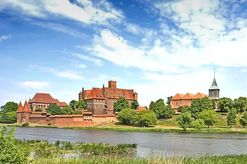 Zamek w Malborku - największy zamek na świecie