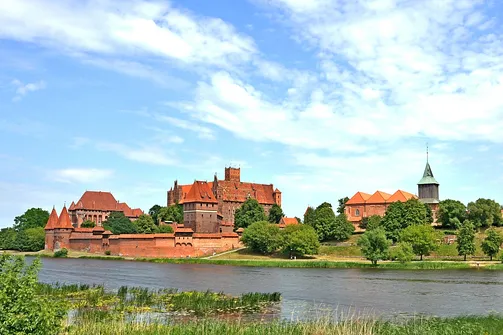 Zamek w Malborku - największy zamek na świecie