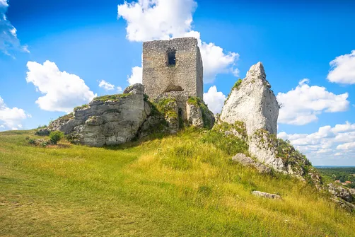 Zamek w Olsztynie koło Częstochowy.