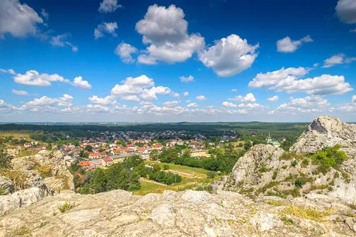 Zamek w Olsztynie koło Częstochowy.