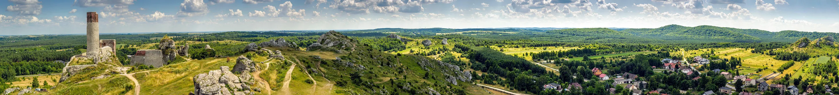 Zamek w Olsztynie koło Częstochowy.