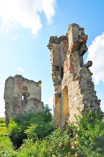 Zamek w Majkowicach - ruiny renesansowego dworu obronnego