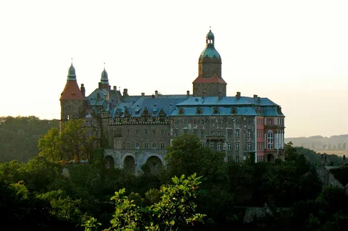 Zamek Książ w Wałbrzychu. 