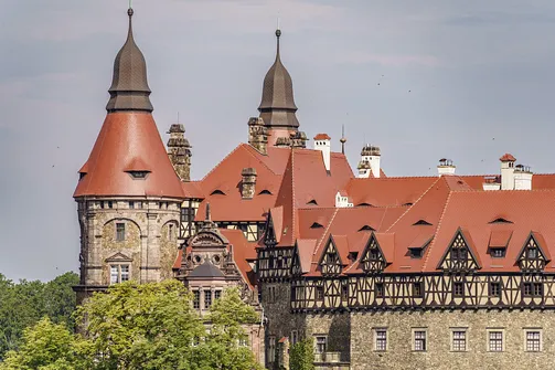 Zamek Książ w Wałbrzychu. 