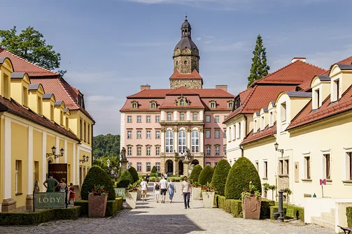 Zamek Książ w Wałbrzychu. 