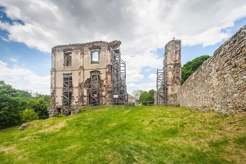 Zamek w Bodzentynie. 