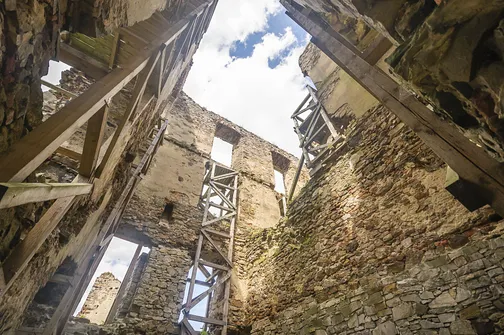 Zamek w Bodzentynie. 