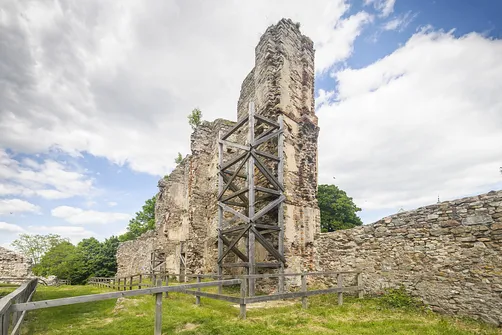 Zamek w Bodzentynie. 