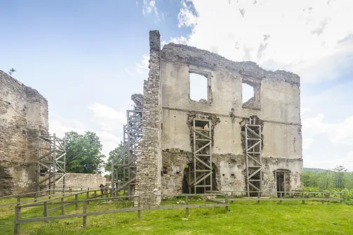 Zamek w Bodzentynie. 