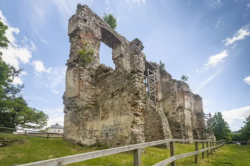 Zamek w Bodzentynie. 