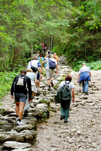 Podejście do Jaskini Mroźnej