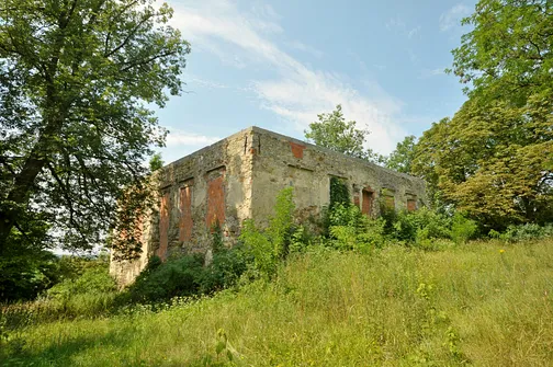 Ruiny dworu obronnego w Bolminie