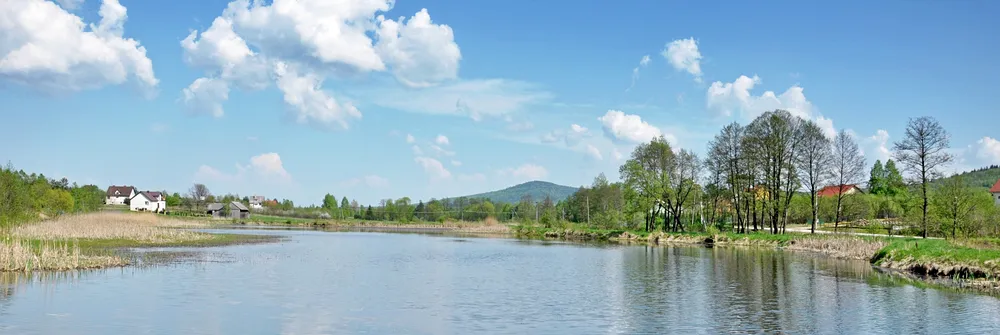 Łysica widziana z Ciekot