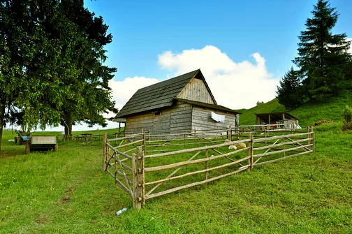 Zabudowania pasterskie pod Wysokim Wierchem
