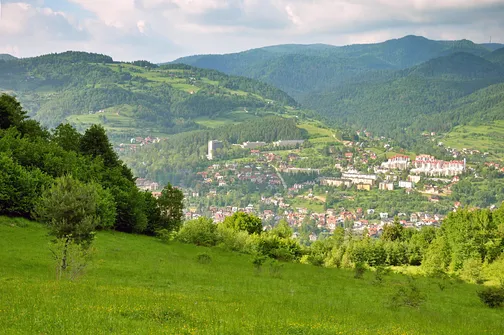 A to już widok na Szczawnicę