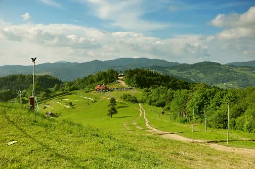 Widok na Palenicę z Szafranówki