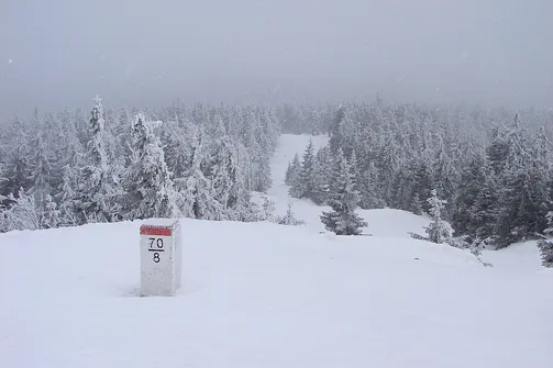 Granica polsko-czeska na Śnieżniku