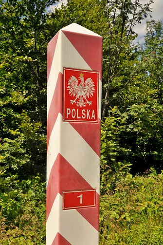 Krzemieniec - szczyt z trójstykiem granic w Bieszczadach