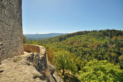 Zamek Chojnik - ruiny zamku w Jeleniej Górze