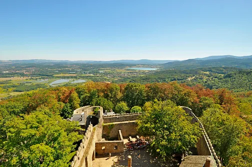 Zamek Chojnik - ruiny zamku w Jeleniej Górze