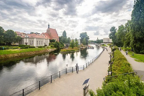 Widok na Katedrę pw. Św. Marcina i Mikołaja