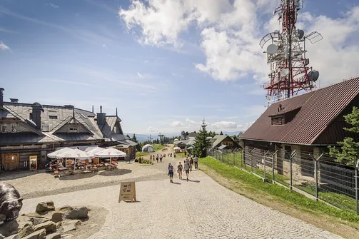 Na szczycie Jaworzyny Krynickiej