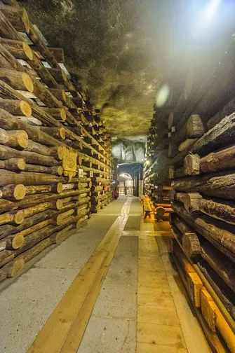 Zabytkowa kopalnia soli kamiennej w Wieliczce