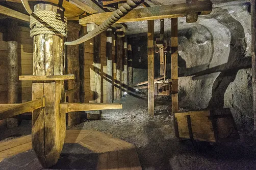 Zabytkowa kopalnia soli kamiennej w Wieliczce