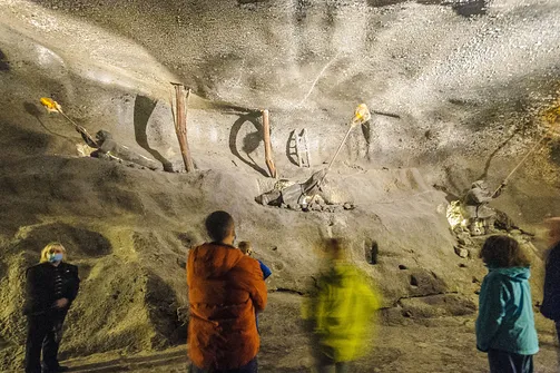 Zabytkowa kopalnia soli kamiennej w Wieliczce
