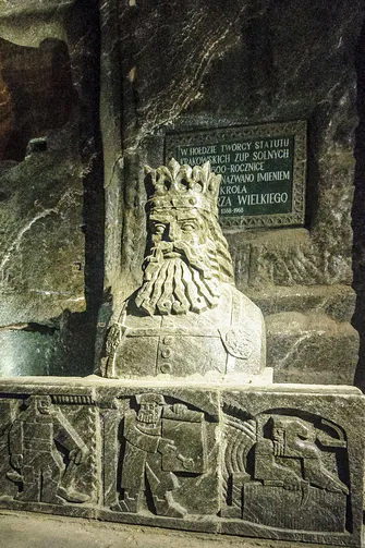 Zabytkowa kopalnia soli kamiennej w Wieliczce