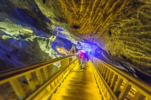 Zabytkowa kopalnia soli kamiennej w Wieliczce