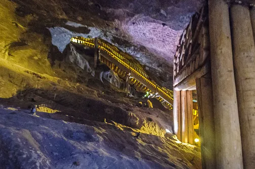 Zabytkowa kopalnia soli kamiennej w Wieliczce