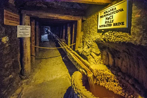 Zabytkowa kopalnia soli kamiennej w Wieliczce